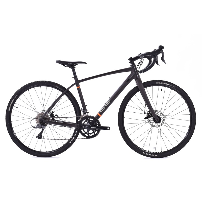 USED Co-op Cycles ADV 2.1 Medium Disc Gravel Bike Shimano Claris 2×8 speed Gray