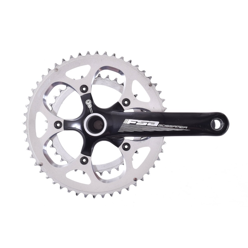 USED FSA Gossamer BB30 172.5mm 52/36T Energy Stages Power Meter Hollow Forged Crankset