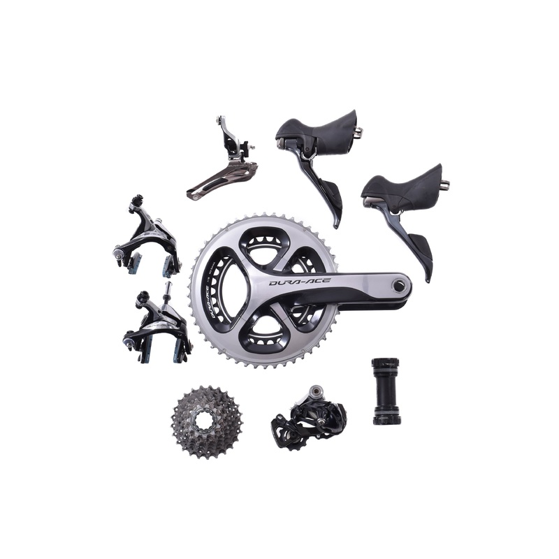 USED Shimano Dura Ace 9000 2×11 speed Groupset 172.5mm, 50/34t, 11-25t