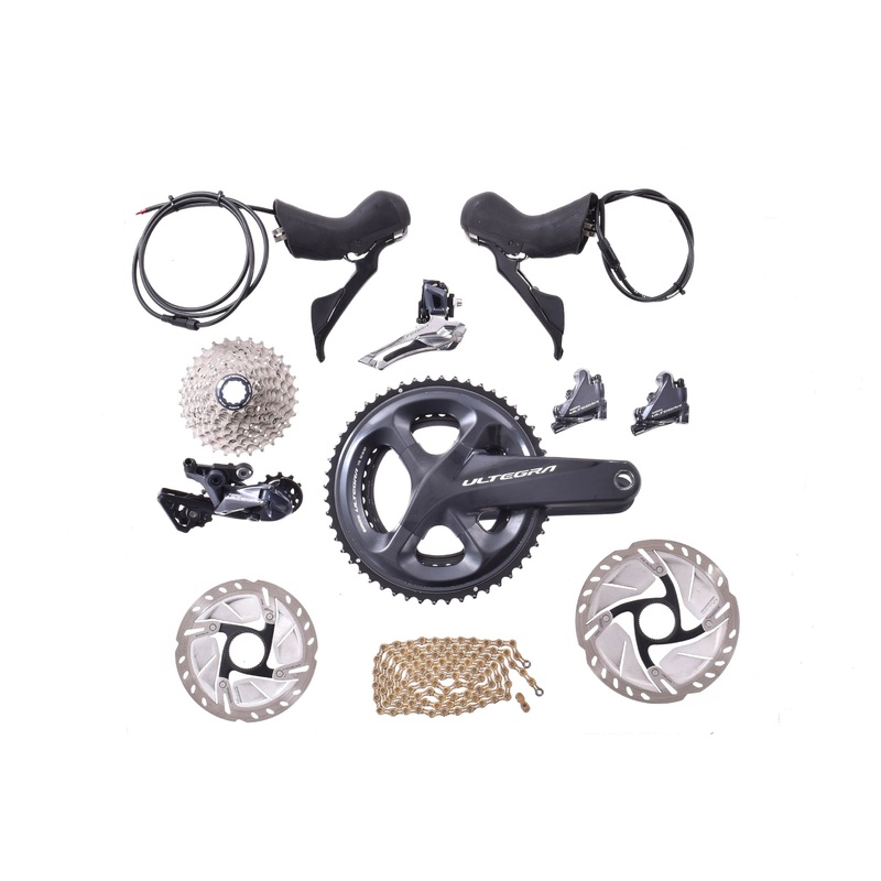 USED Shimano Ultegra R8000 2×11 Speed Disc Groupset 170mm, 52/36t, 11-30t