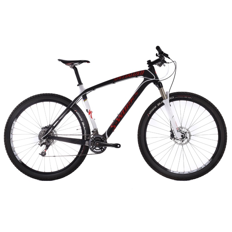 USED Specialized 2010 S-Works Stumpjumper Carbon HT 29er Mountain Bike 21″ XL SRAM XX 2×10 Speed