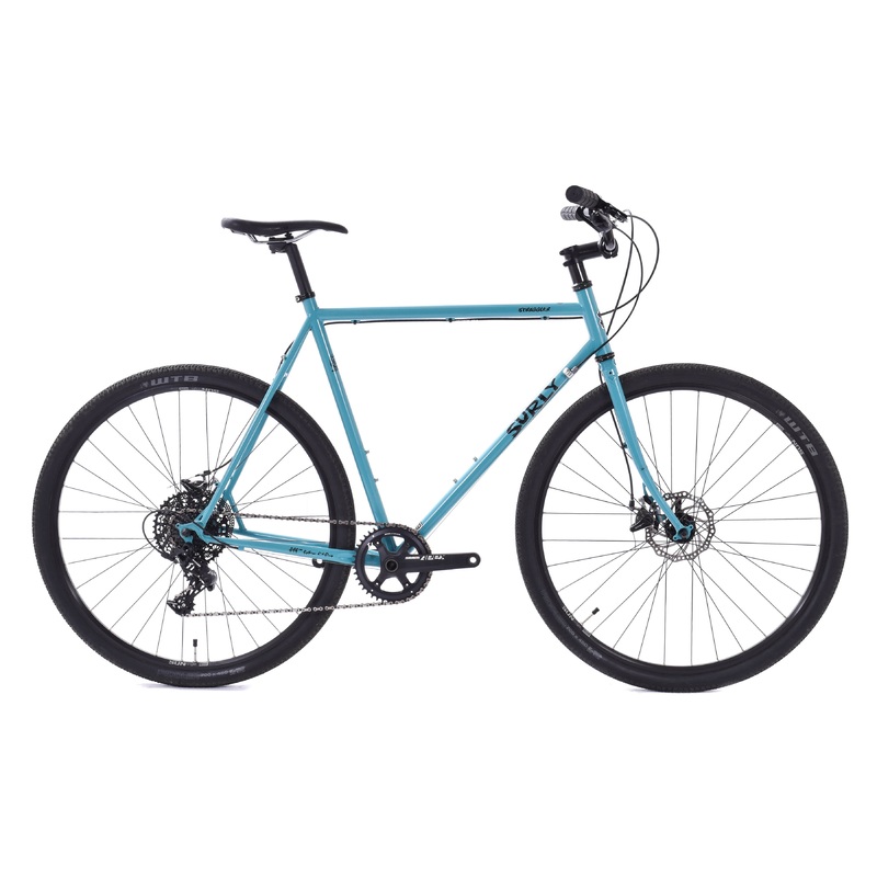USED Surly Straggler Steel Gravel Bike 58cm Chlorine Dream Sunrise Bar SRAM Apex 1