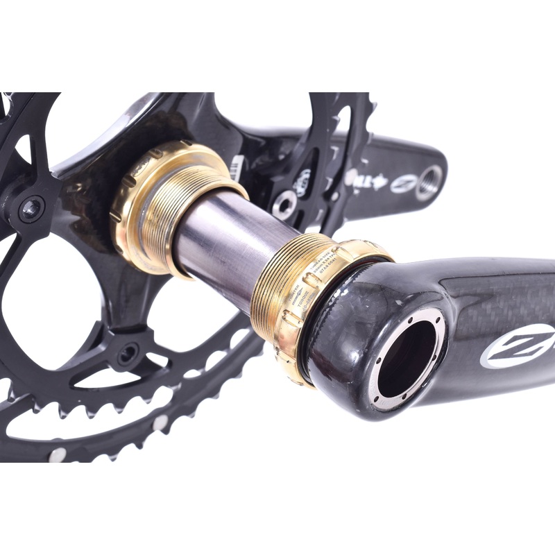 USED Zipp Vuma Quad Carbon Crankset + BB 175mm 53/39T