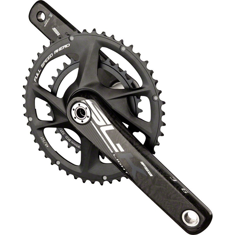 NEW FSA (Full Speed Ahead) SL-K Modular Carbon Crankset – 170mm, 11-Speed, 48/32t, Direct Mount, 90 BCD, 386 EVO Spindle Interface, Black