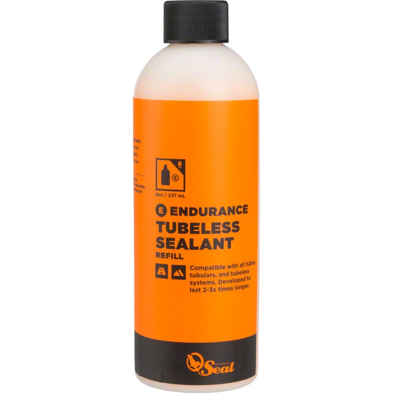 NEW Orange Seal Endurance Tubeless Tire Sealant Refill – 8oz