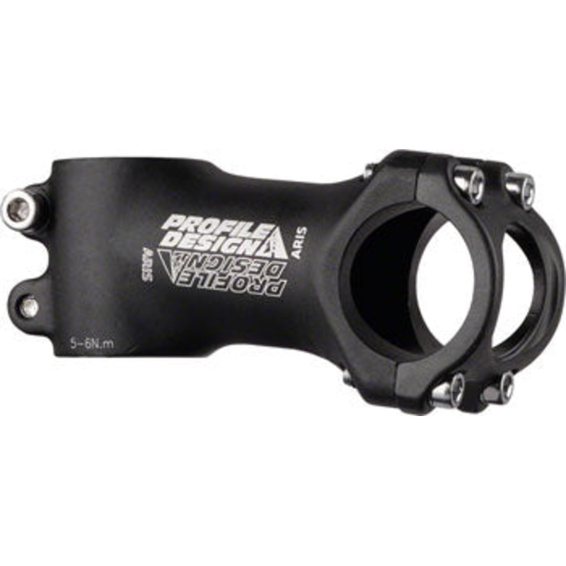 NEW Profile Design Aris Stem – 80mm, 31.8 Clamp, +/-7, 1 1/8″, Aluminum, Black