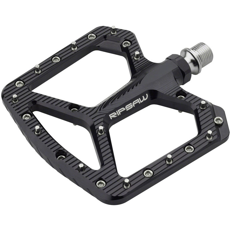 NEW Wolf Tooth Ripsaw Aluminum Pedals – Platform, Aluminum, 9/16″, Black