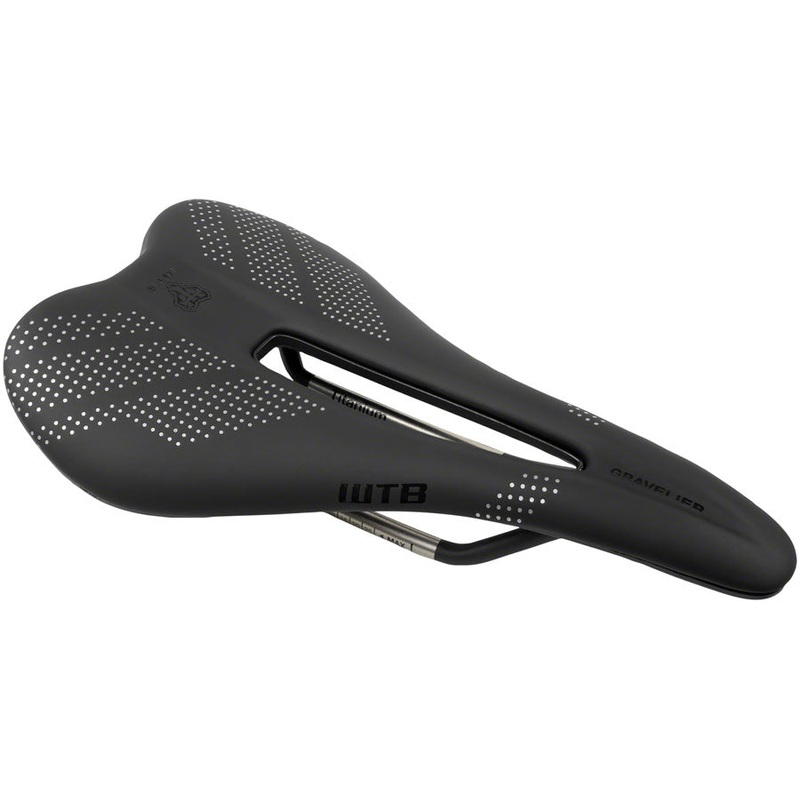 NEW WTB Gravelier Saddle – Black, Titanium