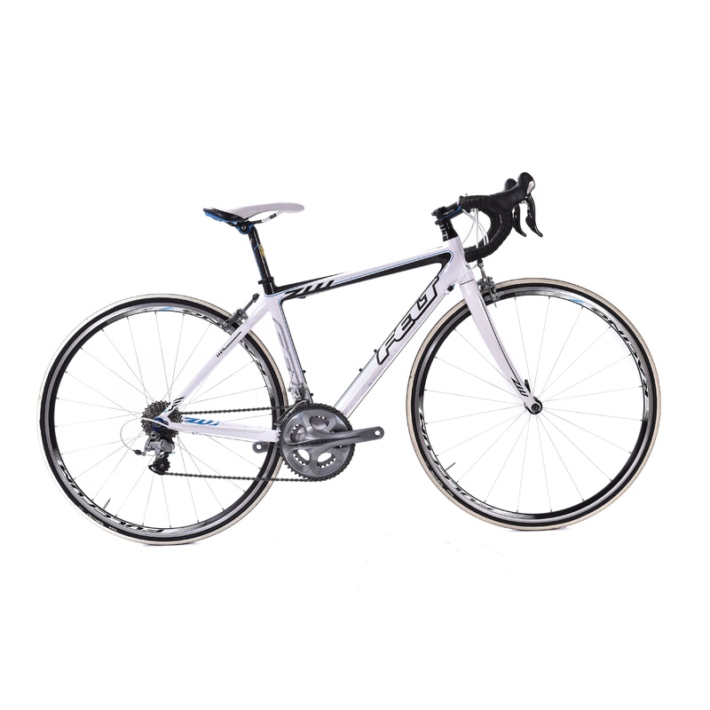 USED 2012 Felt ZW4 45cm/XS Carbon Road Bike Shimano Ultegra 2×10 speed White