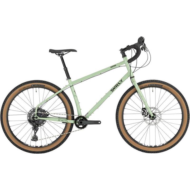DEMO Surly Grappler Bike – 27.5, Steel, Sage Green, Large, GRADE B
