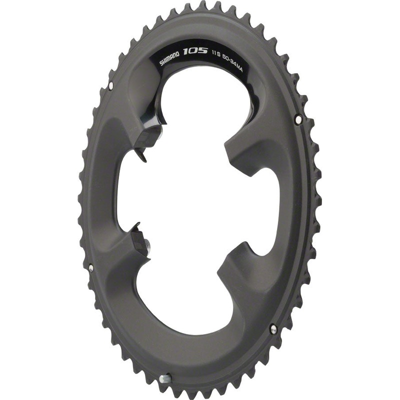 NEW Shimano 105 5800-L 50t 110mm 11-Speed Chainring For 50/34t Black
