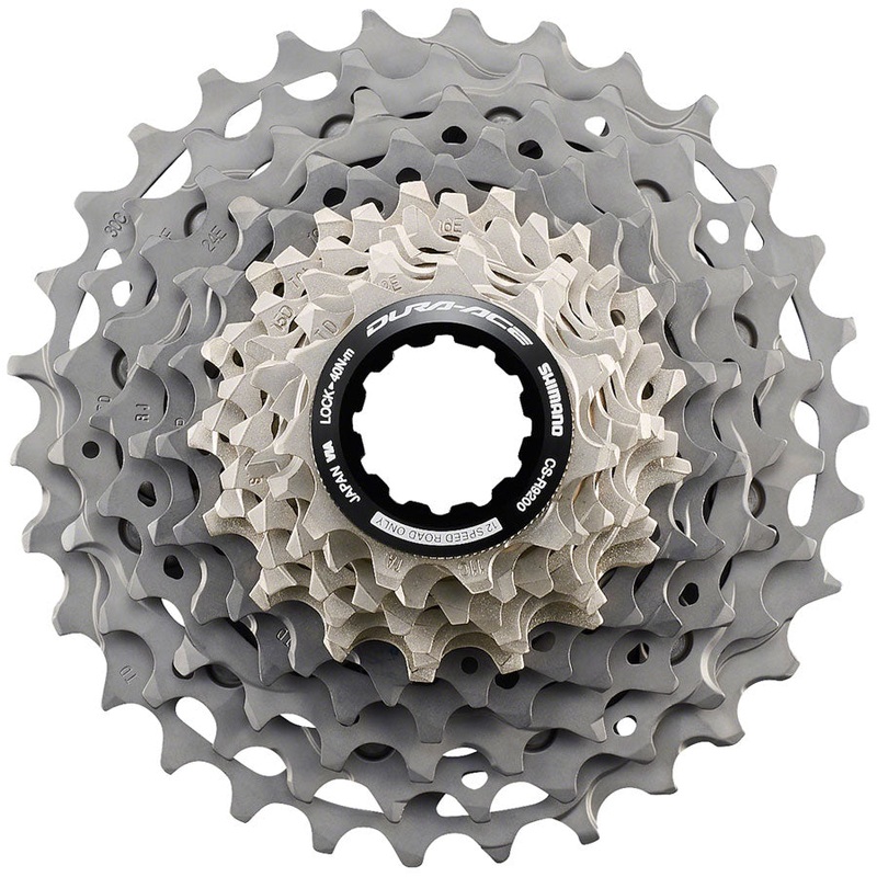 NEW Shimano Dura-Ace CS-R9200 Cassette – 12-Speed, 11-34t, Gray
