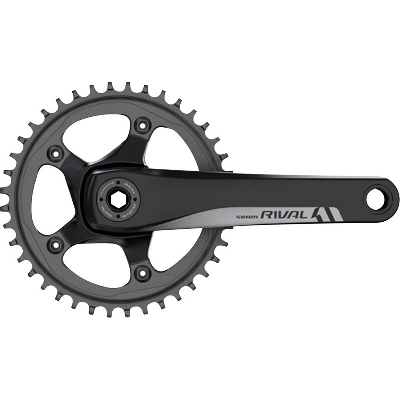 NEW SRAM Rival 1 Crankset – 10/11-Speed, 110 BCD, Black 170mm GXP 42t