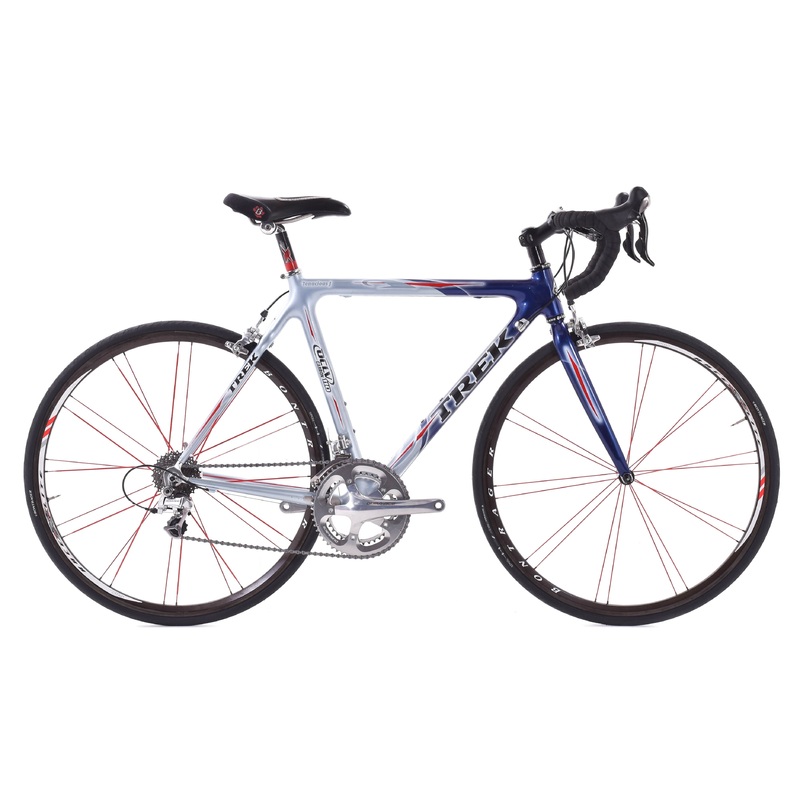 USED 2000’s Trek Madone Project One Carbon 54cm Road Bike Shimano Dura-Ace 7800 2×10 Bontrager XXX Wheels
