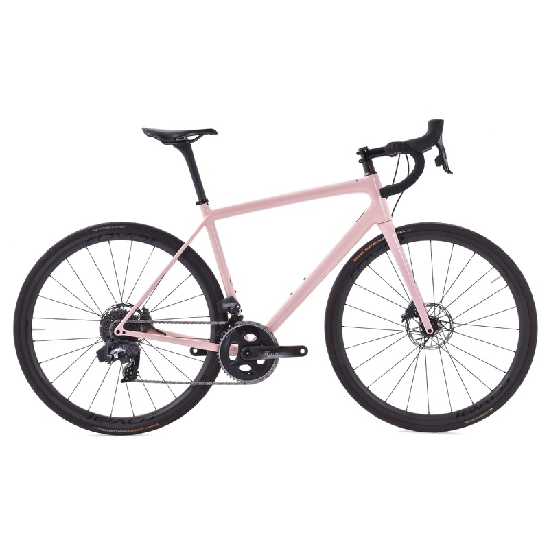 USED 2020 Specialized Aethos Pro 56cm Carbon Disc Road Bike SRAM Force AXS D1 2×12