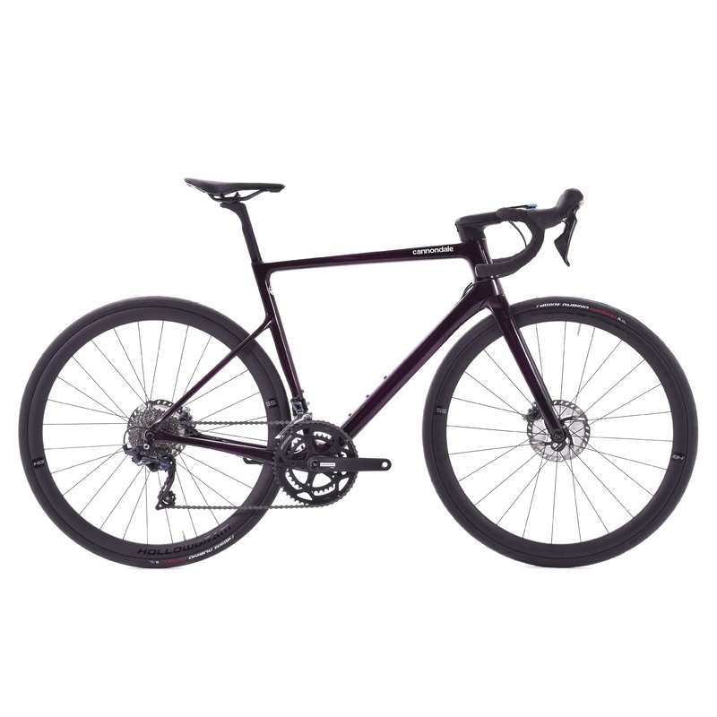 USED 2022 Cannondale SuperSix EVO Carbon Disc Ultegra 54cm 2×11 speed Purple