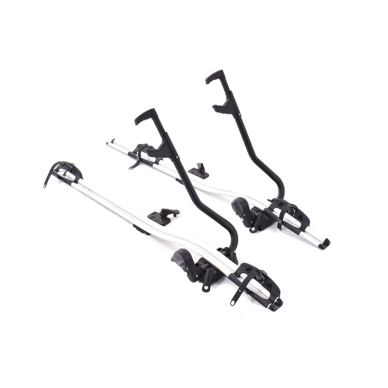 USED Audi Aluminum Bike Rack Roof Carrier Set (2)