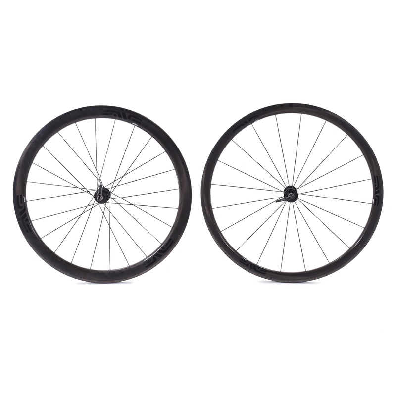 USED ENVE 3.4 Carbon Road Wheelset 700C Rim Brake Quick Release DT Swiss 240s Hubs