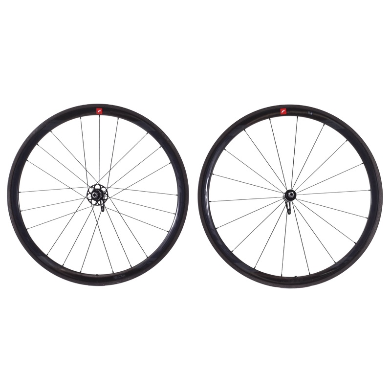 USED Fulcrum Wind 40C AC3 Carbon Rim Brake Road Wheelset HG11