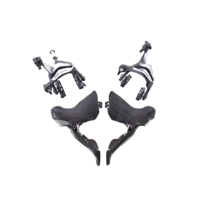 USED Shimano Dura Ace ST-7900 2×10 speed Shifters + BR-7900 Rim Brakes