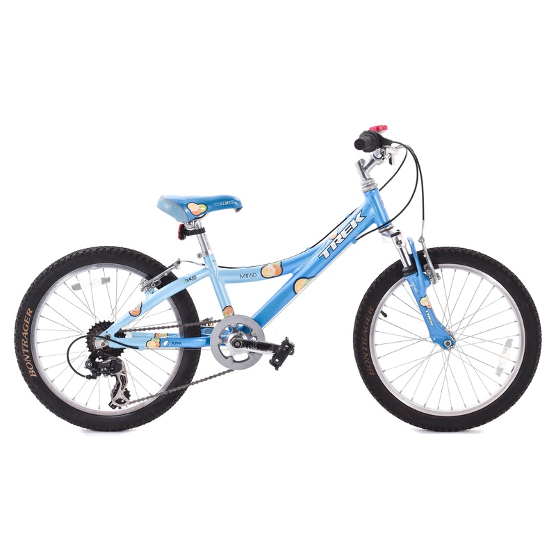 USED Trek MT60 20″ Kid’s Mountain Bike Blue 1×6 Speed Front Suspension