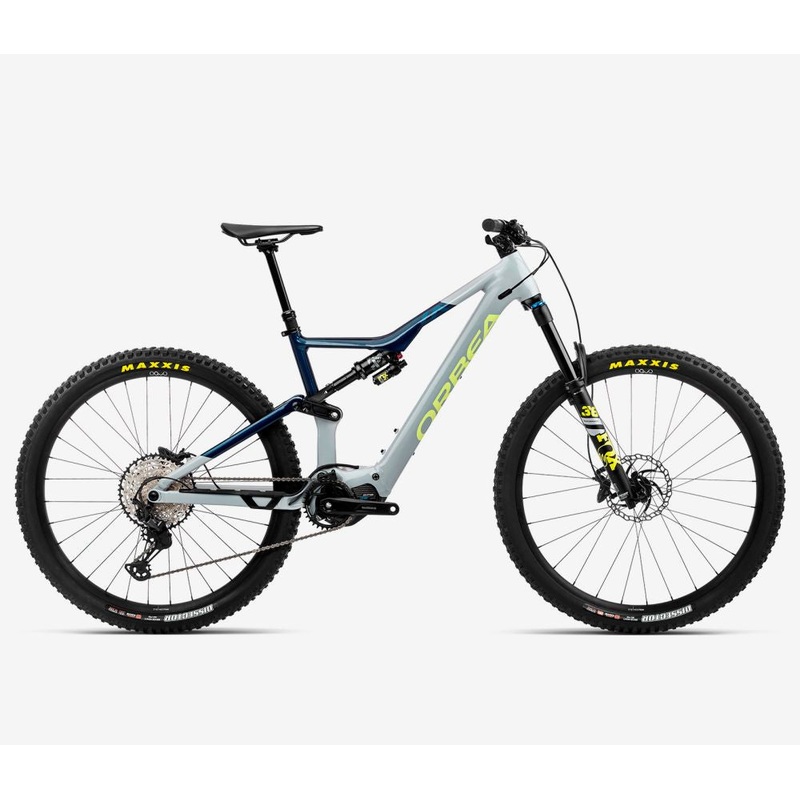 NEW 2023 Orbea Rise H10 20mph E-Mountain Bike Gray/Blue S, UPGRADED BUILD