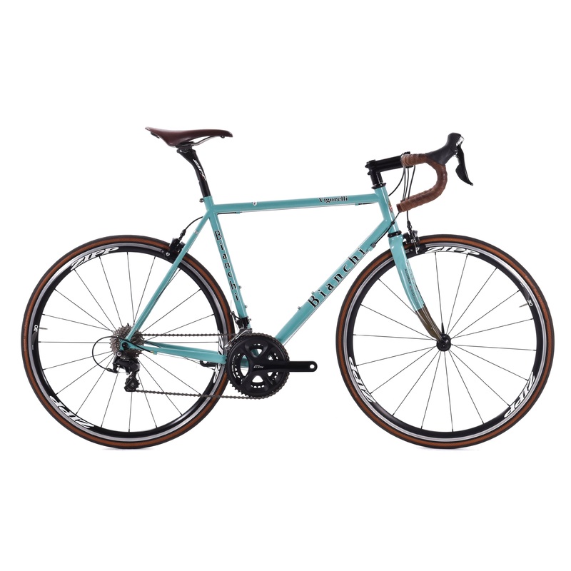 USED Bianchi Vigorelli Reynolds 631 55cm Steel Road Bike Shimano 105 2×11 speed