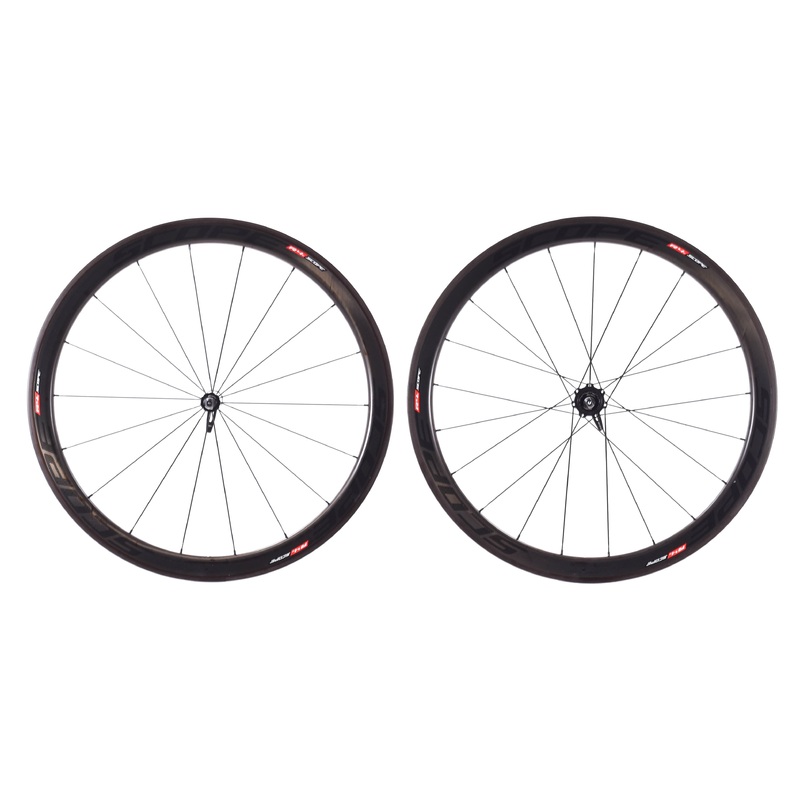 USED Scope R4C Wheelset 700C Carbon Tubeless Quick Release Rim Brake 11 speed HG