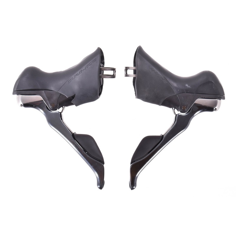 USED Shimano Dura-Ace ST-9000 2×11 speed Drop Bar Shifters Mechanical