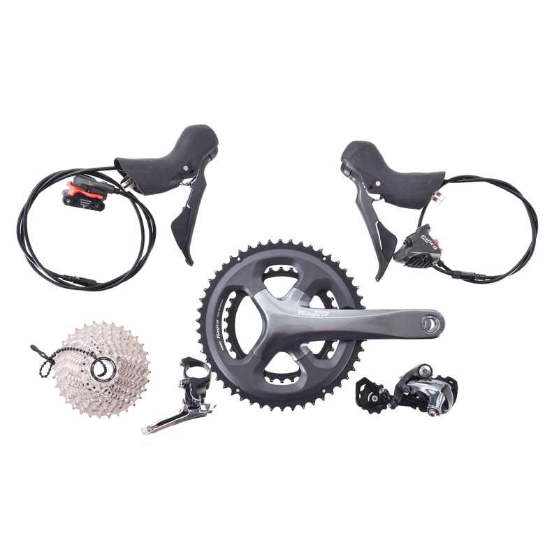 USED Shimano Tiagra 4700/4720 Hydraulic Road/Gravel Groupset 2×10 speed