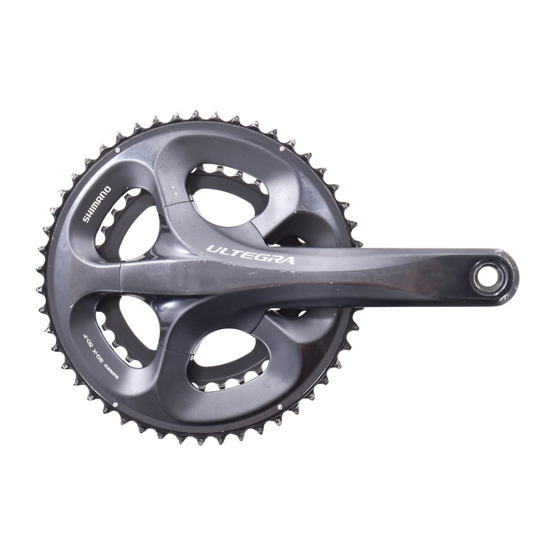 USED Shimano Ultegra FC-6750 175mm 50/34T Compact Road 2×10 speed Crankset Hollowtech II 6700
