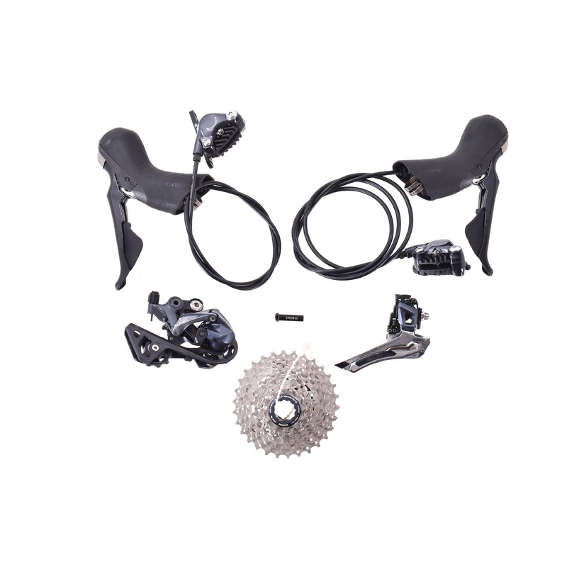 USED Shimano Ultegra R8000 Hydraulic Disc Groupset ST-R8020 BR-R8070 RD/FD/CS-R8000 11-30T Cassette