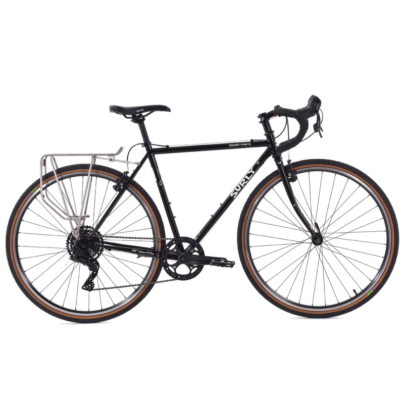 USED Surly Cross Check Steel 50cm Gravel Bike Microshift Advent 1×9 Speed Rear Rack Black