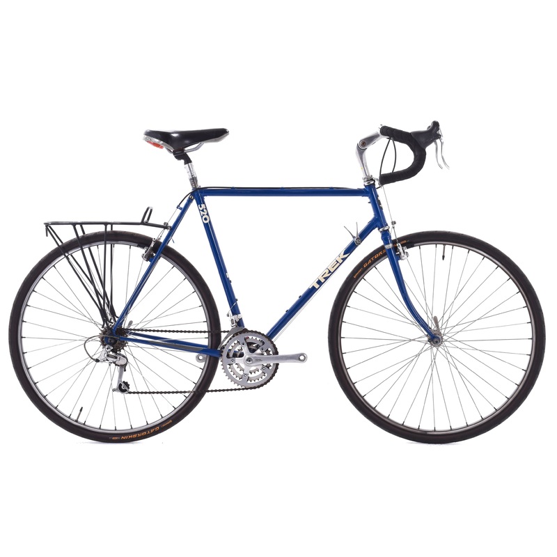 USED Trek 520 Steel Touring Road Bike 22.5″ Late 80s Shimano Deore 27″ wheels