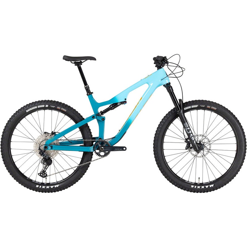 DEMO Salsa Rustler Carbon SLX Bike – 27.5″, Teal Fade, Medium, GRADE TEST