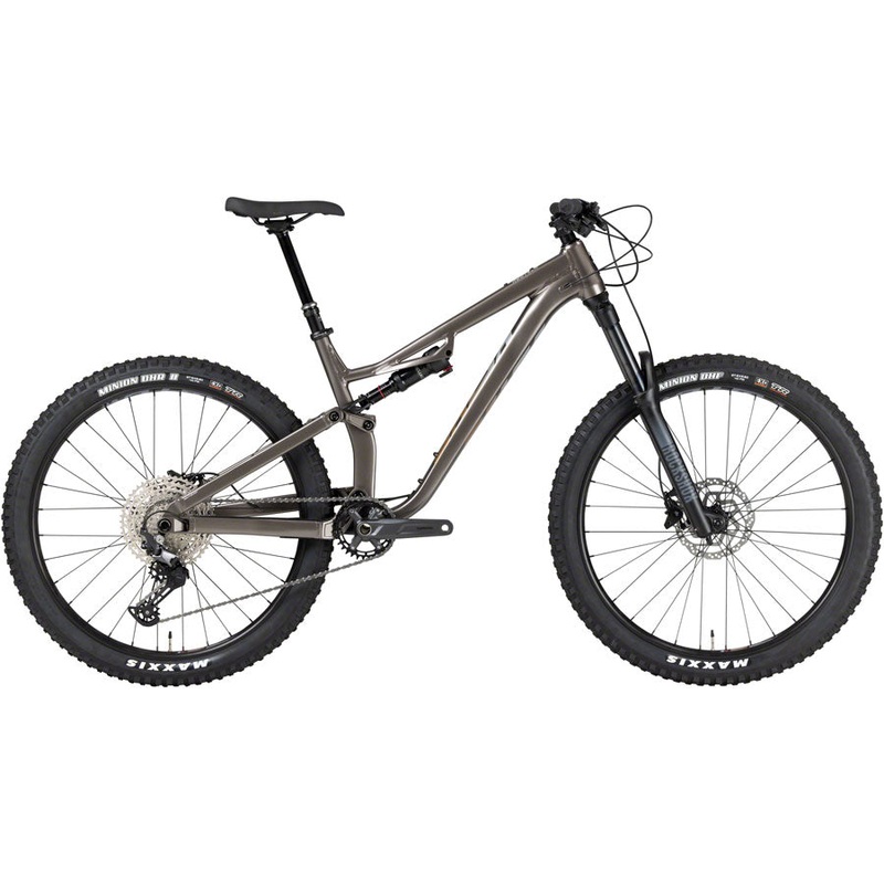 DEMO Salsa Rustler Deore 12 Mountain Bike – 27.5″, Aluminum, Gray, Medium, GRADE TEST