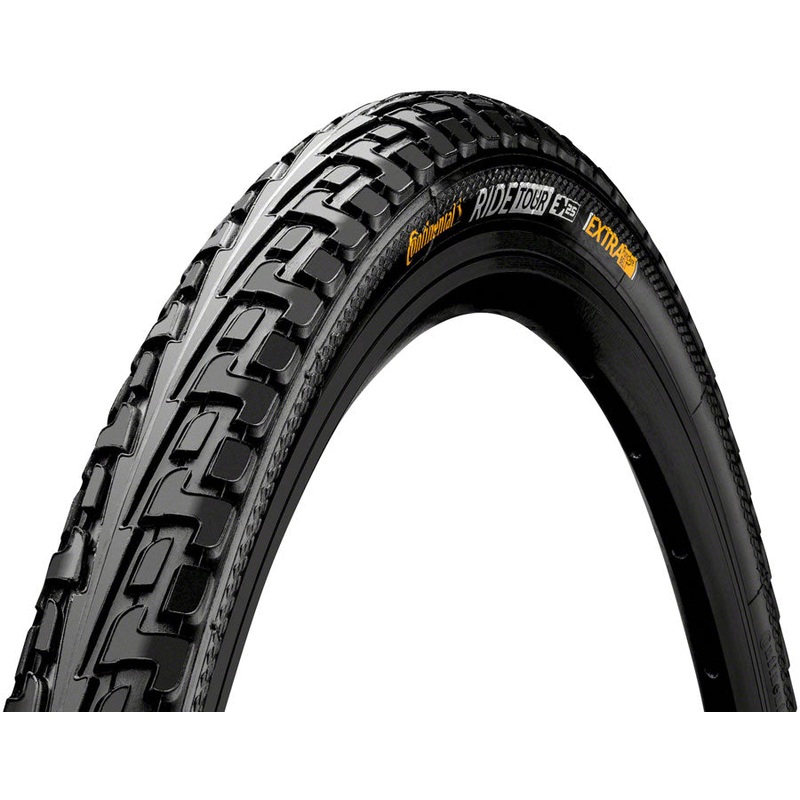 NEW Continental Ride Tour Tire – 700 x 28, Clincher, Wire, Black, ExtraPuncture Belt, E25