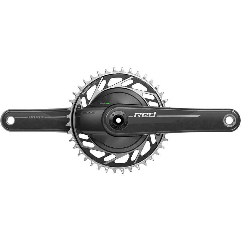 NEW SRAM RED 1x XPLR AXS Power Meter Wide Crankset – 13-Speed, Threaded Mount, 8-Bolt PM Spider, DUB Spindle, Natural Carbon, E1 160mm 38t