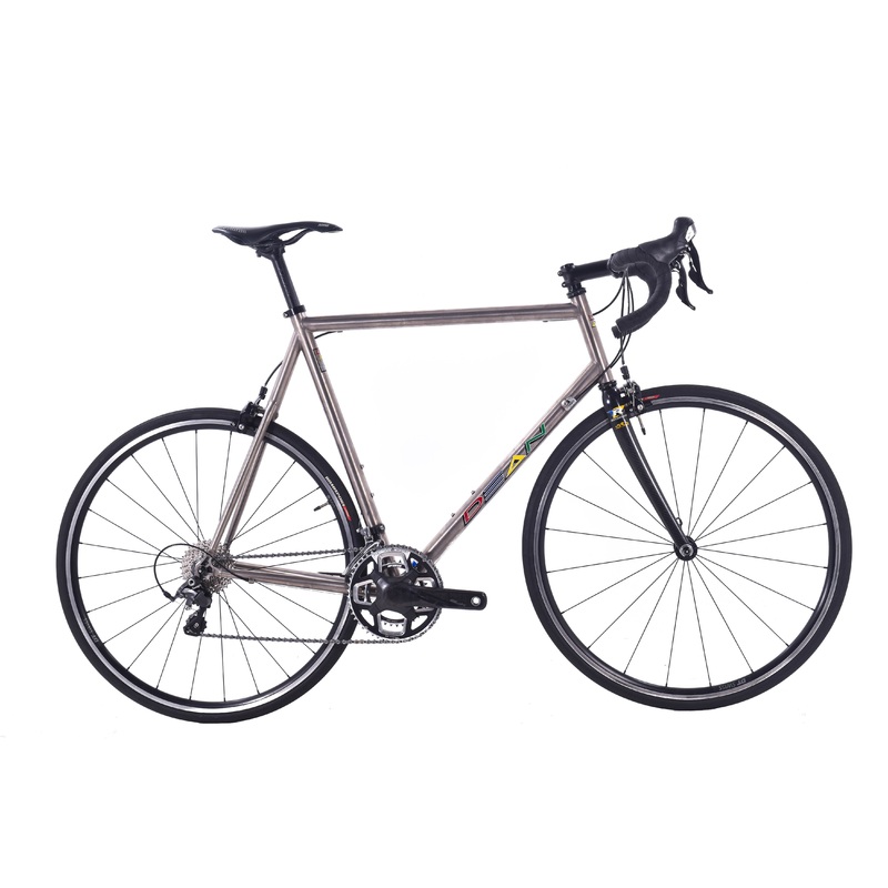 USED 1996 DEAN Castanza Ti Road Bike 61cm Shimano Ultegra 2×10 speed