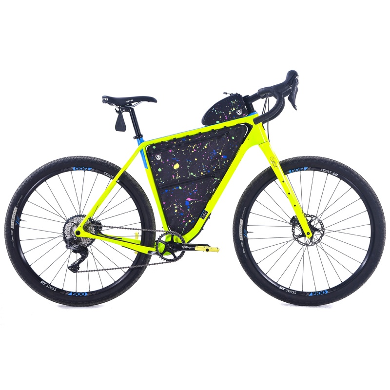 USED 2020 Salsa Cutthroat GRX 810 1×11 58cm Gravel Bikepacking Bike Yellow w/ Frame Bags