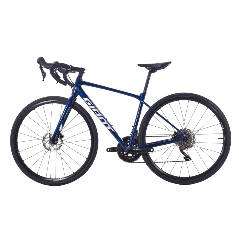 USED 2021 Giant Contend AR 1 Small Aluminum Road Bike Shimano 105 2×11 speed Blue