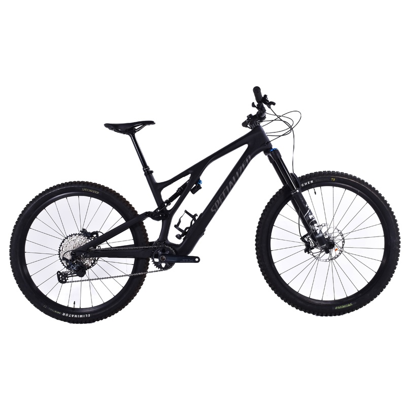 USED 2021 Specialized Stumpjumper Evo Comp Carbon Extra Large Full Suspension Mountain Bike Black Shimano SLX 1×12 speed