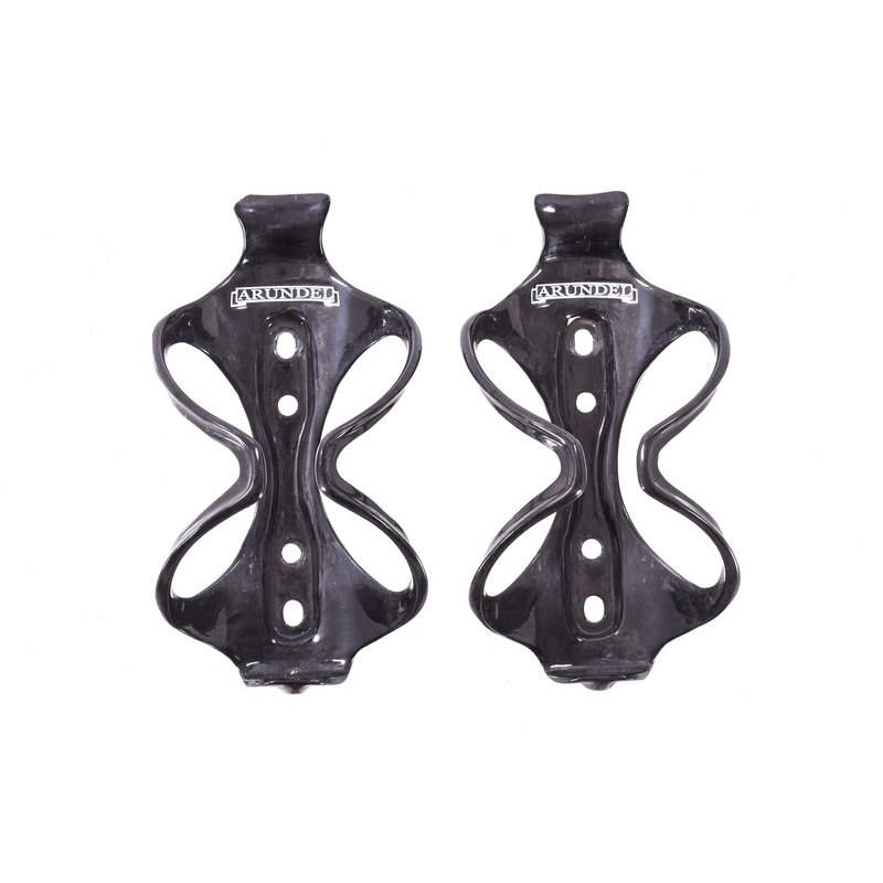 USED Arundel Mandible Carbon Water Bottle Cages (Pair) Black