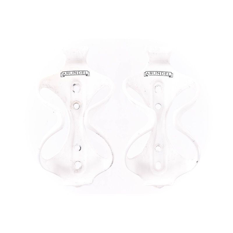 USED Arundel Mandible Carbon Water Bottle Cages (Pair) White
