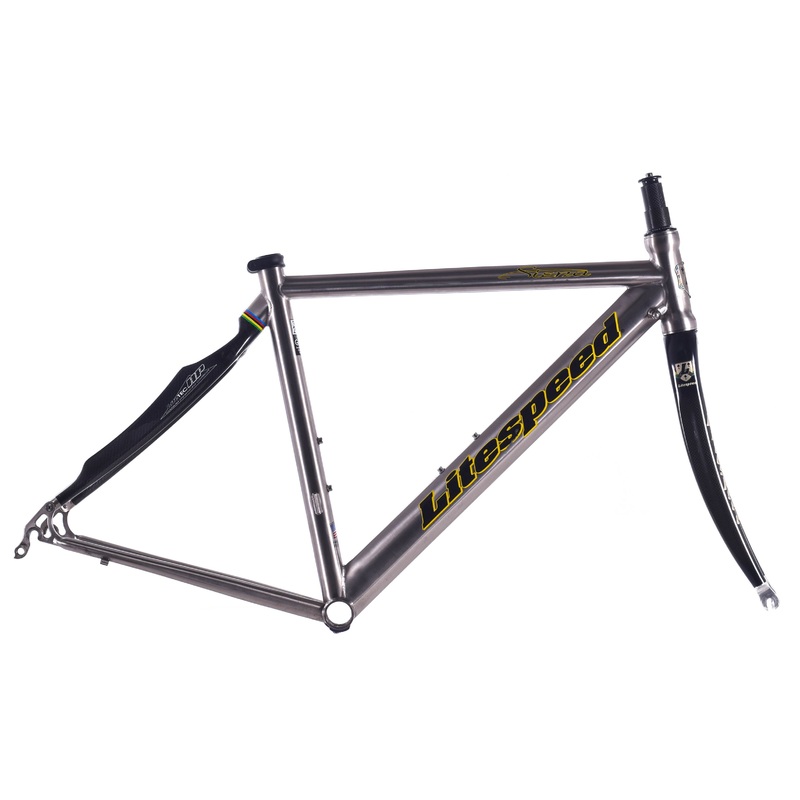 USED Litespeed Siena Medium Titanium/Carbon Stays Road Bike Frame