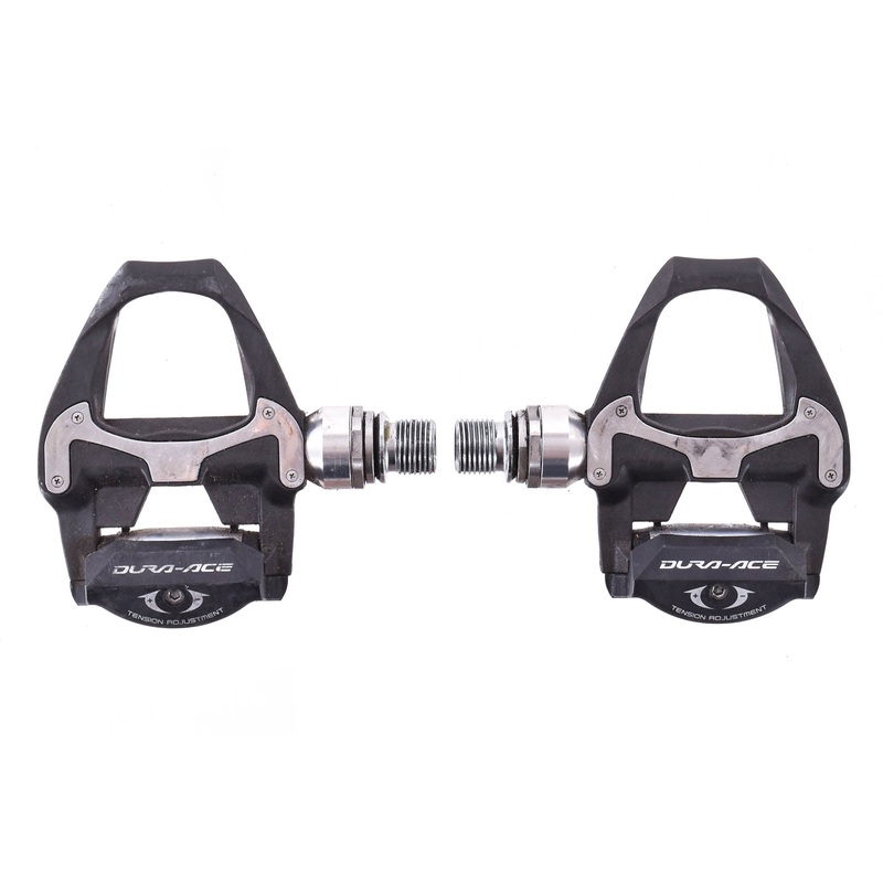 USED Shimano Dura Ace PD-9000 SPD-SL Clipless Road Bike Pedals