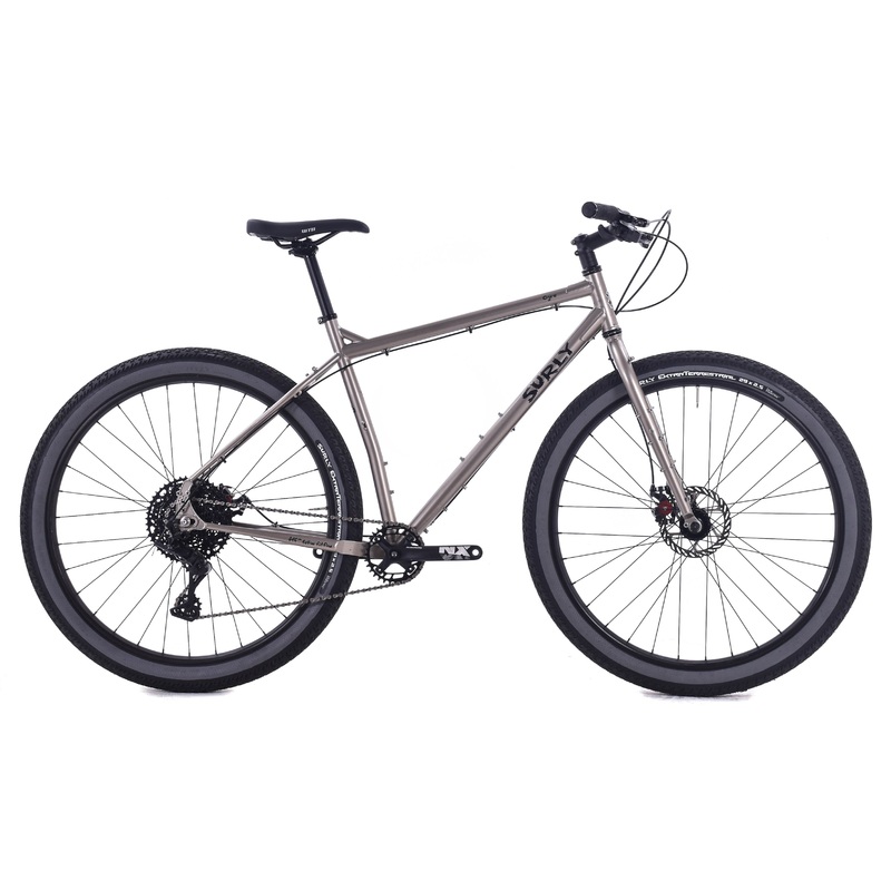 USED Surly Ogre Adventure Bike – 29″, Steel, Champagne Supernova Large 1×10 speed