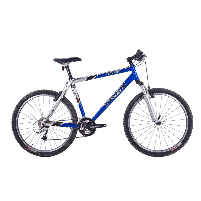 USED Trek 8000 ZR Aluminum Hardtail Large Mountain Bike Shimano XT/LX 3×9 speed Made in USA