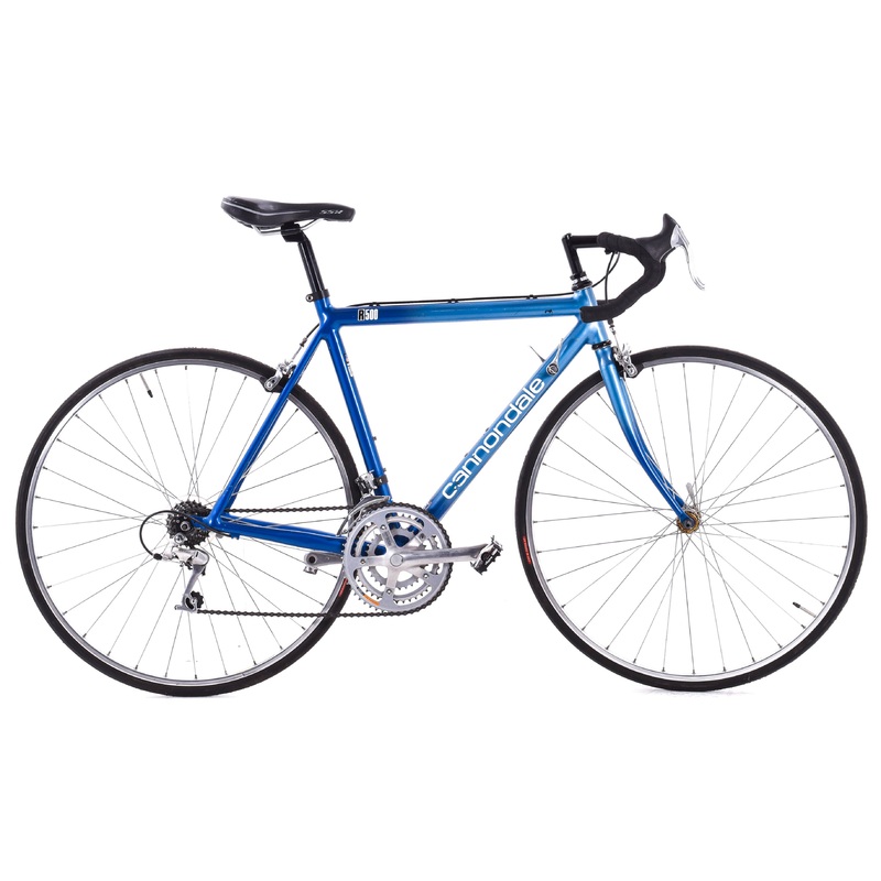 USED Vintage Cannondale R500 Alloy Road Bike Shimano RX100 2×7 speed 54cm