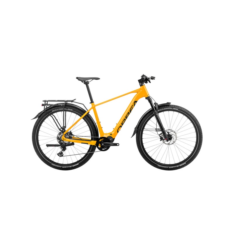NEW 2022 Orbea Kemen SUV 30 20mph Electric Bike, Mango (Gloss) / Black (Matte), Small
